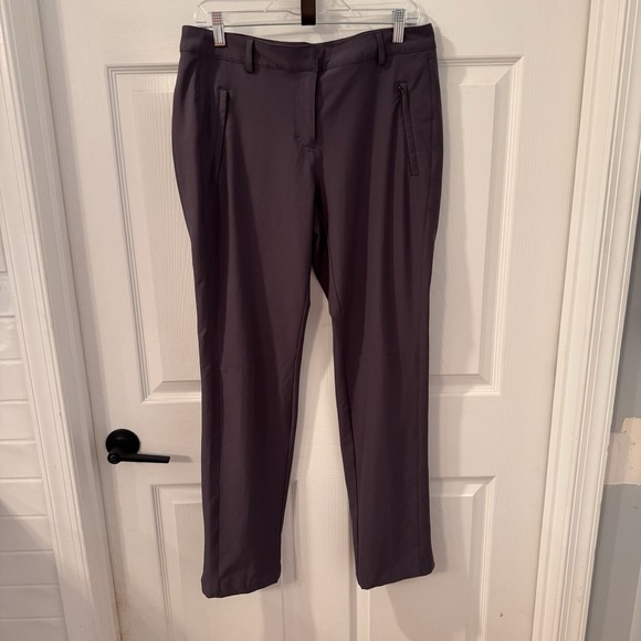 Slazenger Gray Women's Golf Pants Size 8 Stretch Lightweight Performance Wear - Picture 1 of 10